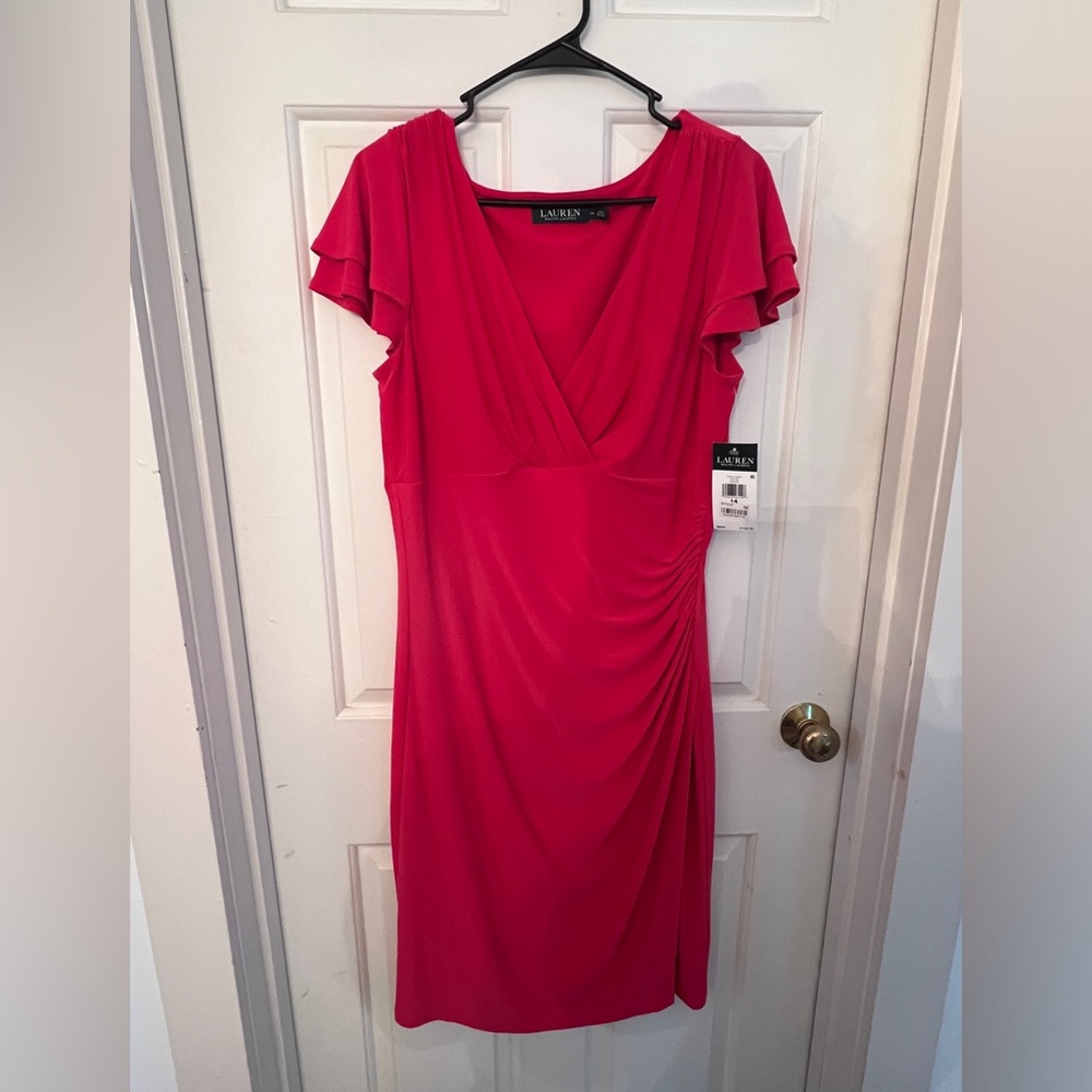 Ralph Lauren hibiscus dress